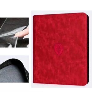 Binder Vermelho Fumado — Flame Shield 9 Bolsos
