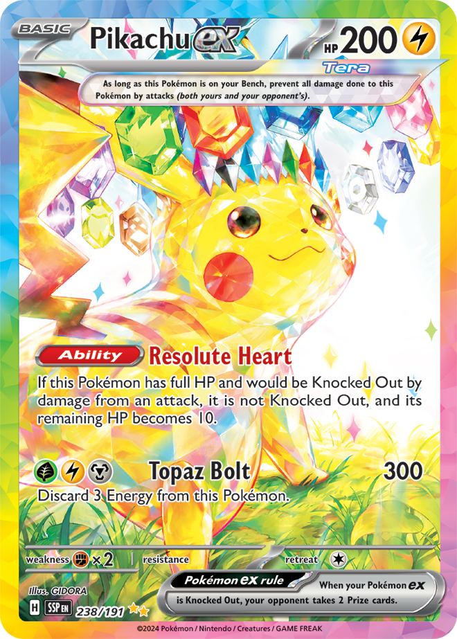 Pikachu ex — SSP 238