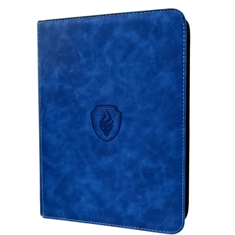 Binder Azul Fumado — Flame Shield 9 Bolsos
