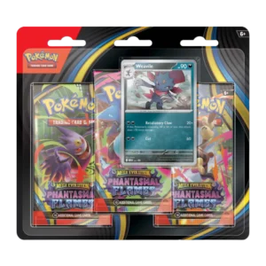 Pokémon TCG: Phantasmal Flames 3 Pack Blister (Weavile)